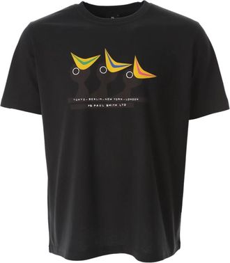 Paul Smith Birds T-shirt - Heren - T-shirts - Zwart - S - Katoen - Tops