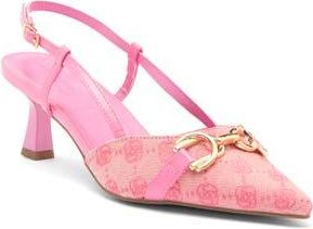 Wild Diva Aleena Kitten Heel Pump in Pink at Nordstrom Rack, Size 7.5