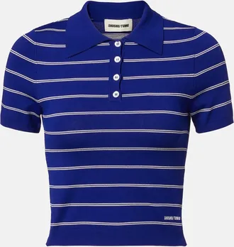 Shushu/Tong Striped polo shirt