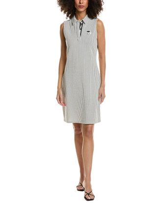 Karl Lagerfeld Karl Lagerfeld Seersucker Polo Dress