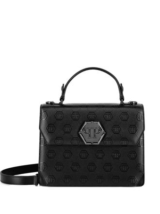 Philipp Plein Kleine Superheroine schoudertas - Zwart