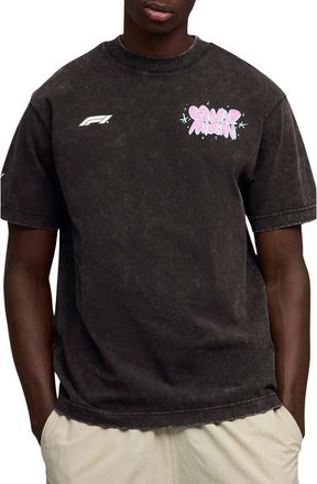 Puma F1 Miami Go Wild Cotton Graphic T-Shirt in Puma Black at Nordstrom, Size Xx-Large
