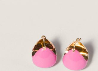 Miu Miu Enameled metal earrings