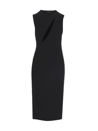 Versace Cut Out Midi Dress