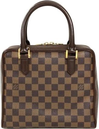 Louis Vuitton Pre-owned Vintage Damier Canvas Handbag - Dames - Vintage Handtas - Bruin - ONE Size - Vintage