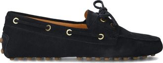 Tod's Gommino 22L Mocassino Barca - Dames - Bootschoenen - Blauw - 37 EU - Leer - Schoenen