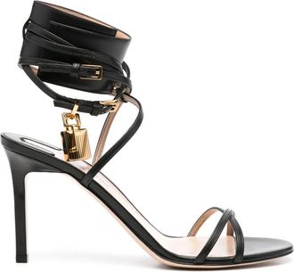 Tom Ford Sandali Padlock 100mm - Nero