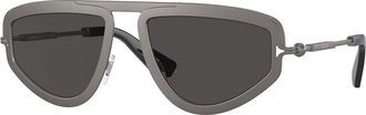 Burberry BE3150 131687 Mens Sunglasses Grey Size 56