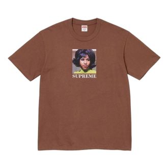 SUPREME SS26 Aretha T-Shirt Brown SUP-SS26-161-BRN