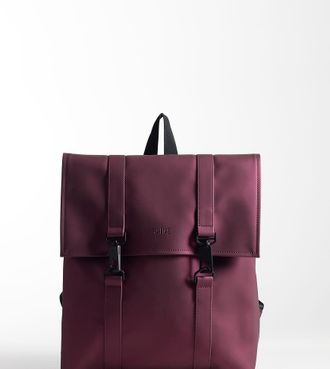 Rains x ASOS in esclusiva per ASOS zaino mini impermeabile MSN bordeaux-Viola