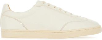 Brunello Cucinelli Stijlvolle Sneakers voor dagelijks gebruik - Heren - Sneakers - Wit - 45 EU - Leer - Schoenen