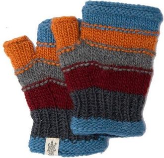 Nirvanna Designs Short Cuff Handwarmers in Blue at Nordstrom