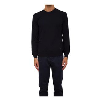 Corneliani Heren, Truien, Blauw, Maat: 4XL Wol