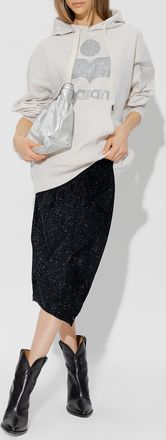 Isabel Marant Mansel Hoodie, Womens, Grey