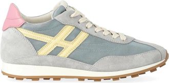 Hogan Athletic Sneaker - Dames - Sneakers - Grijs - 38 EU - Leer - Schoenen