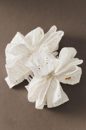 Lele Sadoughi Rita Eyelet Claw Clip