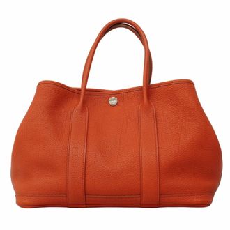 Herm&egrave;s Sanguine Negonda Leather Tote Bag (Pre-Owned)