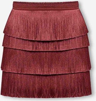 PatBo Amber Fringe Skirt