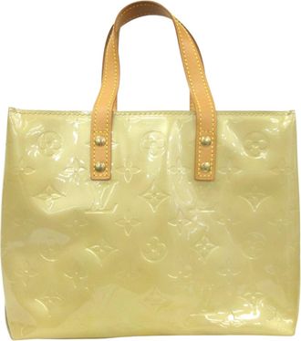 Louis Vuitton Monogram Yellow Monogram Vernis Tote Bag (Pre-Owned)