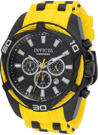 Invicta Bolt Chronograph Quartz Black Dial Mens Watch 46037