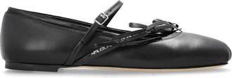 Jimmy Choo London Loli Ballerina - Dames - Ballerinas - Zwart - 35 EU - Leer - Schoenen