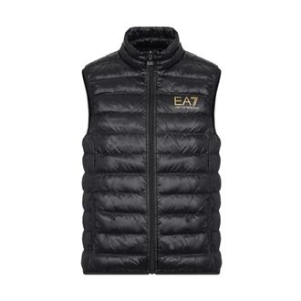 Emporio Armani Packable Core Identity Vest - Heren - Bodywarmers - Zwart - L - Jassen