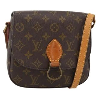 Louis Vuitton Pre-owned Cross Body Bags, female, Brown, Size: ONE SIZE Pre-owned Saint Cloud MM Shoulder Bag
