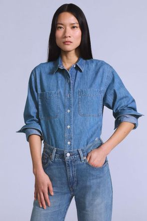 Levi's Camicia da lavoro in denim - Donna - XL - Blu / Blue Utility Evening