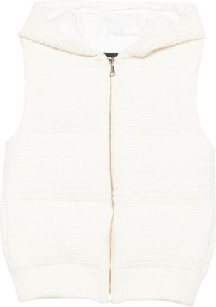 Fabiana Filippi Hooded Zip-front Vest