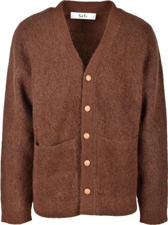 Séfr Hombre, Jerseys, Marrón, Talla: M