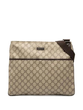 Gucci 2000-2015 GG Supreme crossbody bag - Brown