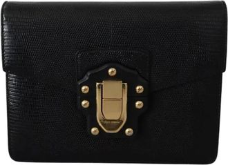 Dolce & Gabbana Tweedehands leren portemonnees - Dames - Vintage Accessoires - Zwart - ONE Size - Leer - Vintage