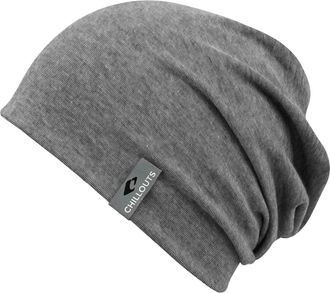 Chillouts Beanie CHILLOUTS Tiflis Hat, grau, Materialmix, meliert, M&uuml;tzen Beanie, schnelltrocknend, robust und formbest&auml;ndig, doppellagig