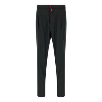 Kiton Heren, Broeken, Grijs, Maat: W36 Wol