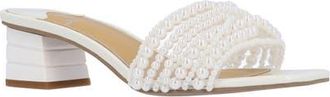 J. Rene&eacute; Purla Sandal in Clear/White at Nordstrom, Size 10.5