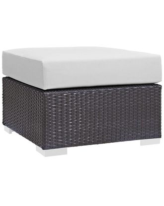 ModWay Outdoor Convene Outdoor Patio Fabric Square Ottoman