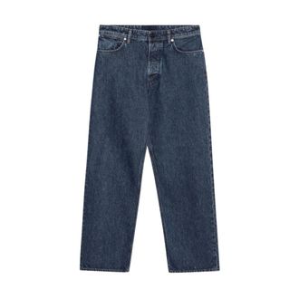 Stone Island Loose-Fit Jeans - Heren - Jeans - Blauw - Maat: W31 Katoen