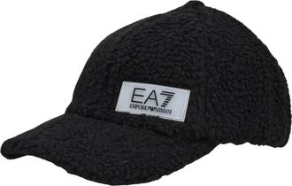 Emporio Armani Train Baseball Cap - Dames - Petten - Zwart - ONE Size - Katoen - Accessoires