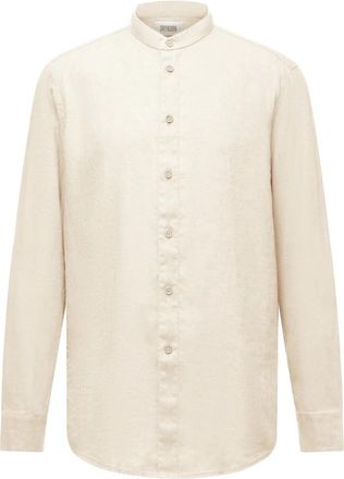 Drykorn Taloc 10 Shirt - Heren - Casual Overhemden - Beige - M - Katoen - Overhemden