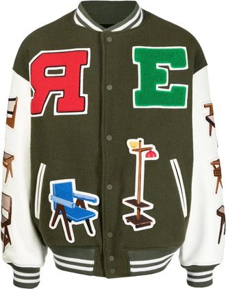 Readymade Patch Detail Bomber Jacket