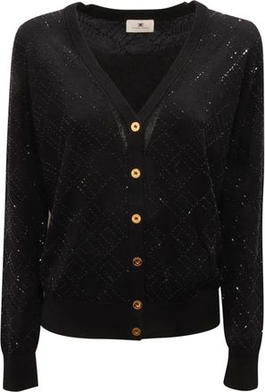 Elisabetta Franchi Mujer, Jerseys, Negro, Talla: L