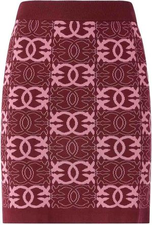 Pinko Bang Bang Minigonna Jacquard I Burgundy