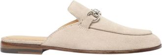 Scarosso Serena Mule - Dames - Slip ons - Beige - 36 EU - Leer - Schoenen