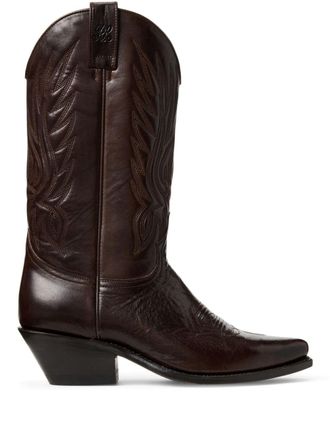 Ralph Lauren Collection Stivali Chilton 40mm - Marrone