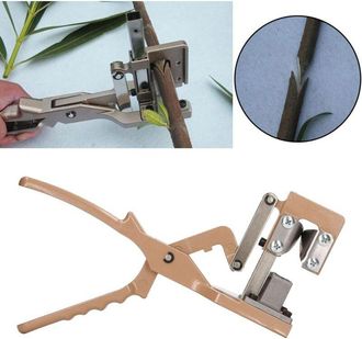 OEM Tijeras De Injerto Antideslizantes, Corte En Forma De V, Color Gris, Multifuncionales Para Jard&iacute;n