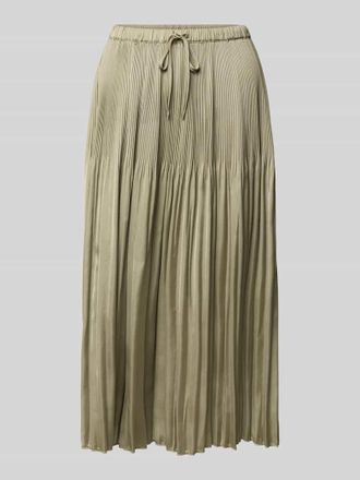 OPUS Plisseerock mit Kordelzug Modell Ribane in Hellgruen, Gr&ouml;&szlig;e 34