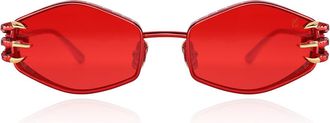 Anna-Karin Karlsson CLAW PLUME Rouge Womens Sunglasses Red Size 58