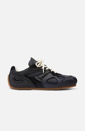 Axel Arigato Slow Leather Runner in Black/gum at Nordstrom, Size 9.5