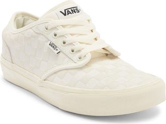 Vans Atwood Leather Sneaker in Embossed Suede Classic White at Nordstrom Rack, Size 11.5