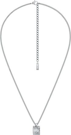 Diesel Stainless Steel Pendant Necklace - Necklaces - Unisex - Silver